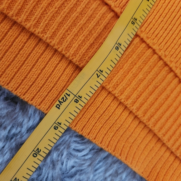 Free People Easy Street Crop Pullover Sweater‎ Orange - Picture 11 of 11